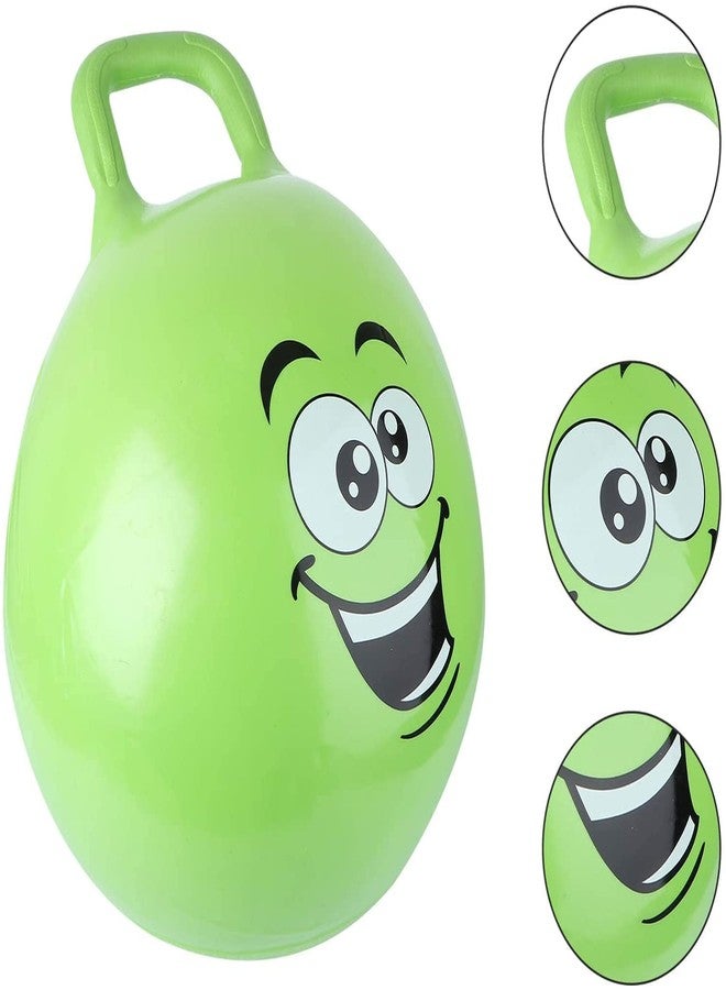 Cyrox كرة القفز الكرتونية من سيروكس، كرة تمارين قابلة للنفخ، كرة نطاطة للجلوس، كرة تعليمية مبكرة للأطفال، كرة نطاطة بمقابض، كرة مطاطية للقفز (قطعة واحدة) - Image 2